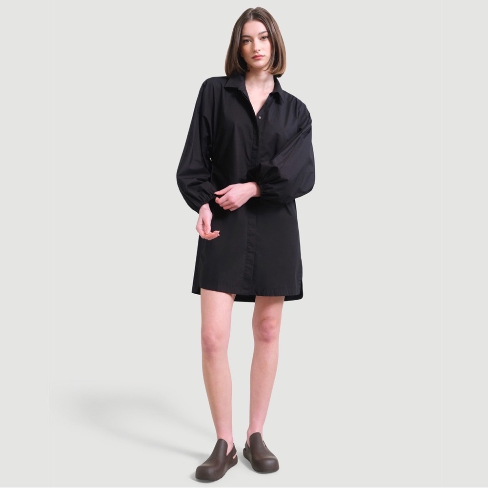 Clara Open-Back Button Down Dress